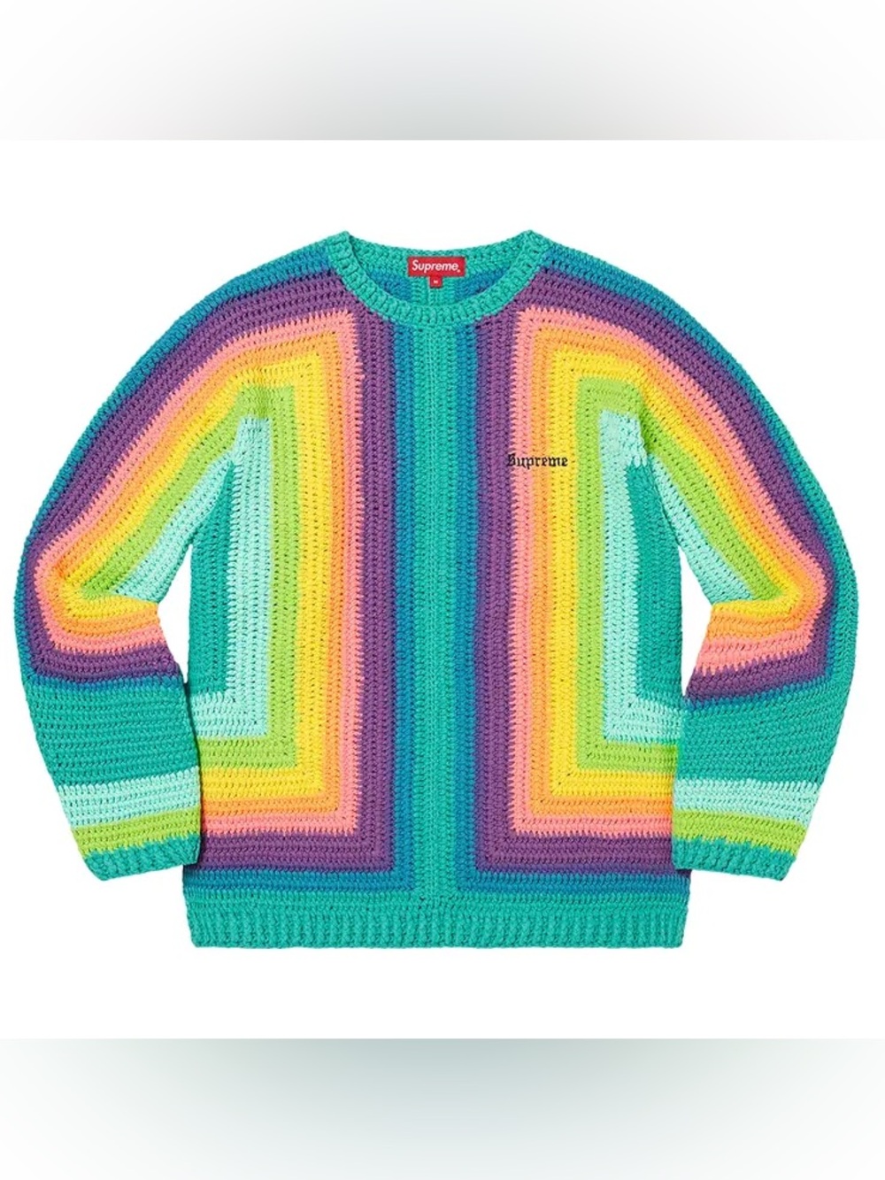 Supreme hand crocheted sweater never worn